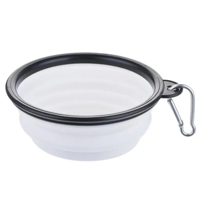 Collapsible Pet Food Bowl TPR Portable For Cats And Dogs