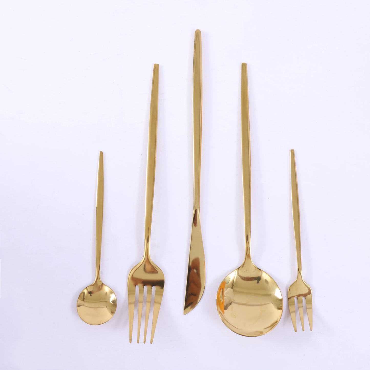 Stainless Steel Silverware Set 90Pcs Heavy Duty for Weddings