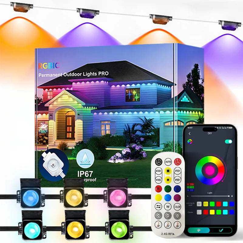 MIMIRGB Smart Outdoor Lights With App Control IP67