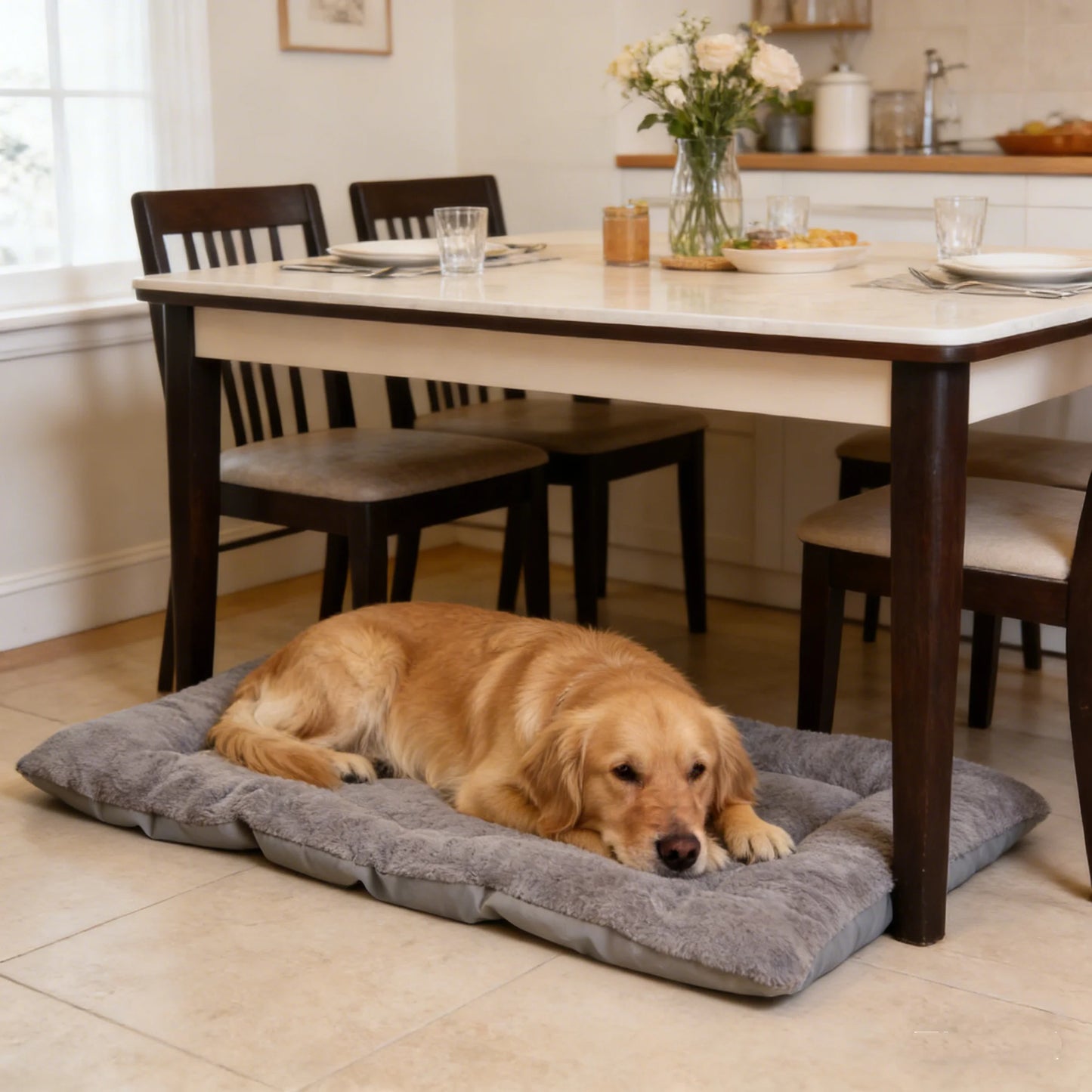 Booteely Plush Dog Bed Sofa Mat For Pets