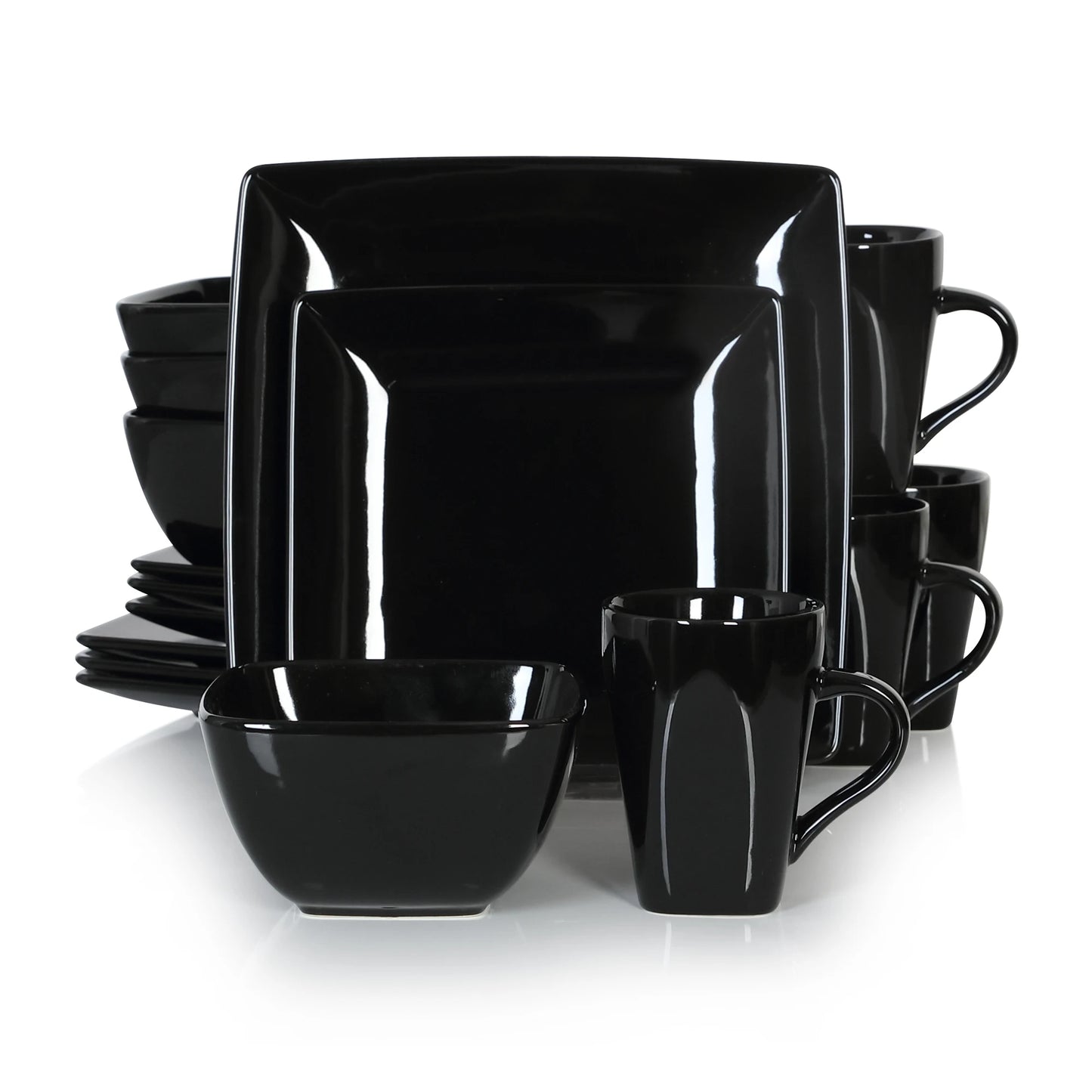 MALACASA SOHO Ceramic Porcelain Dinnerware Set