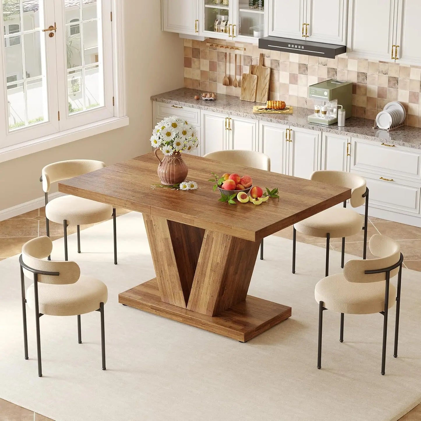 LITTLE TREE Modern Dining Table For Four