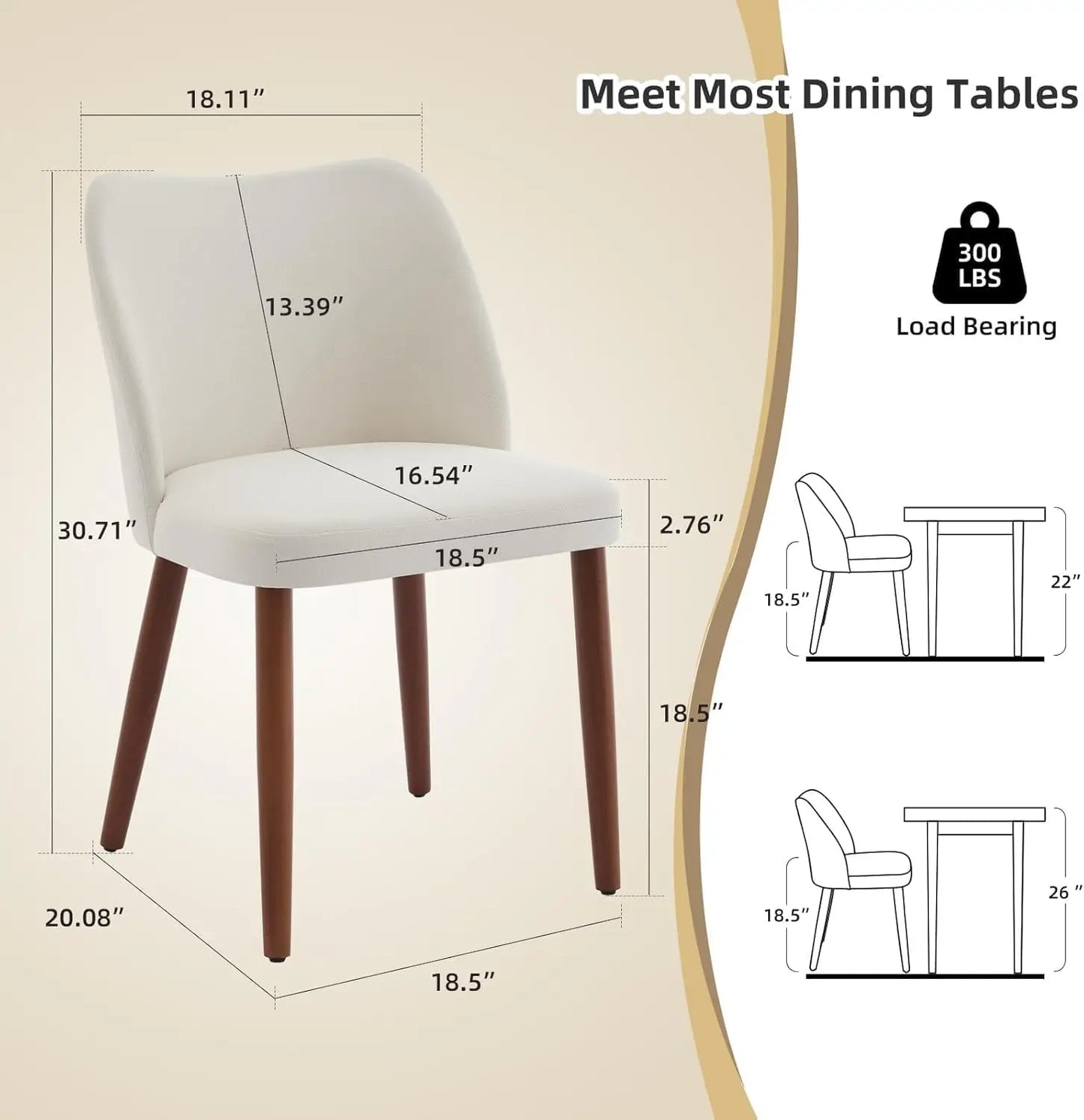 HobbyLane Mid Century Modern Dining Chairs Set of 2
