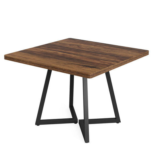 Tribesigns Square Dining Table For Four Wood