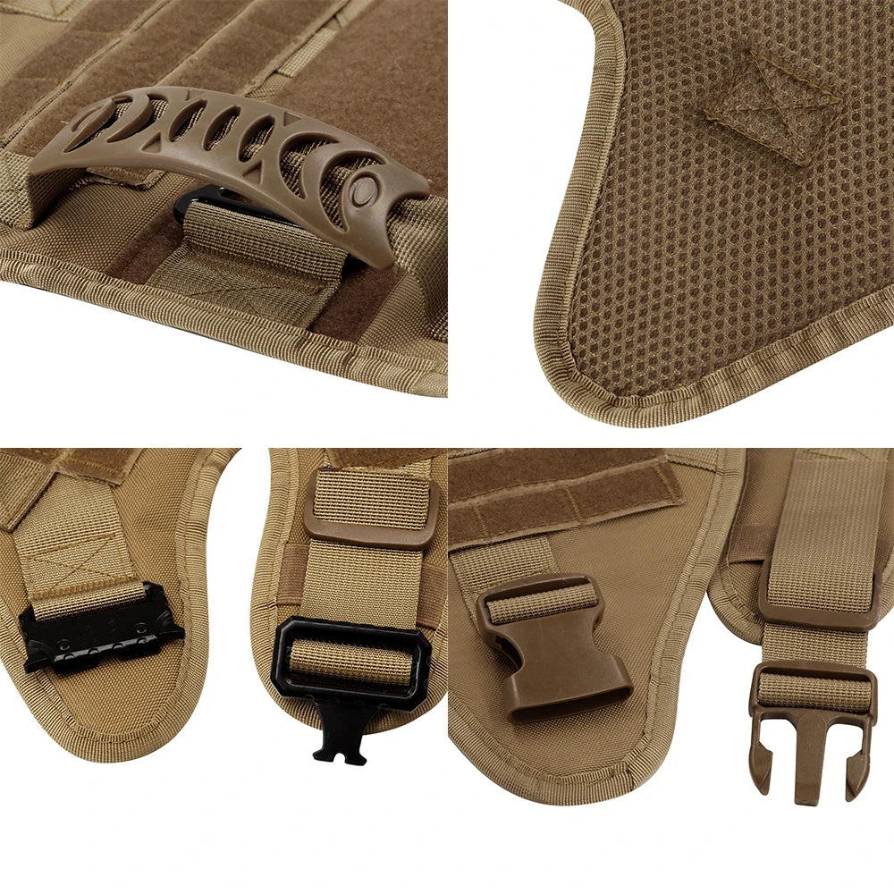 Large Dog Harness and Leash Set for German Shepherd Malinois