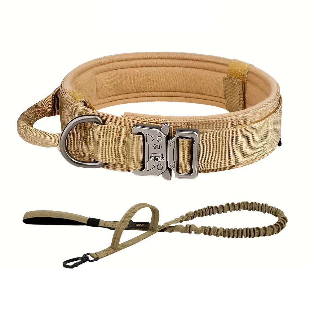 Adjustable Nylon Dog Training Collar And Leash With Handle