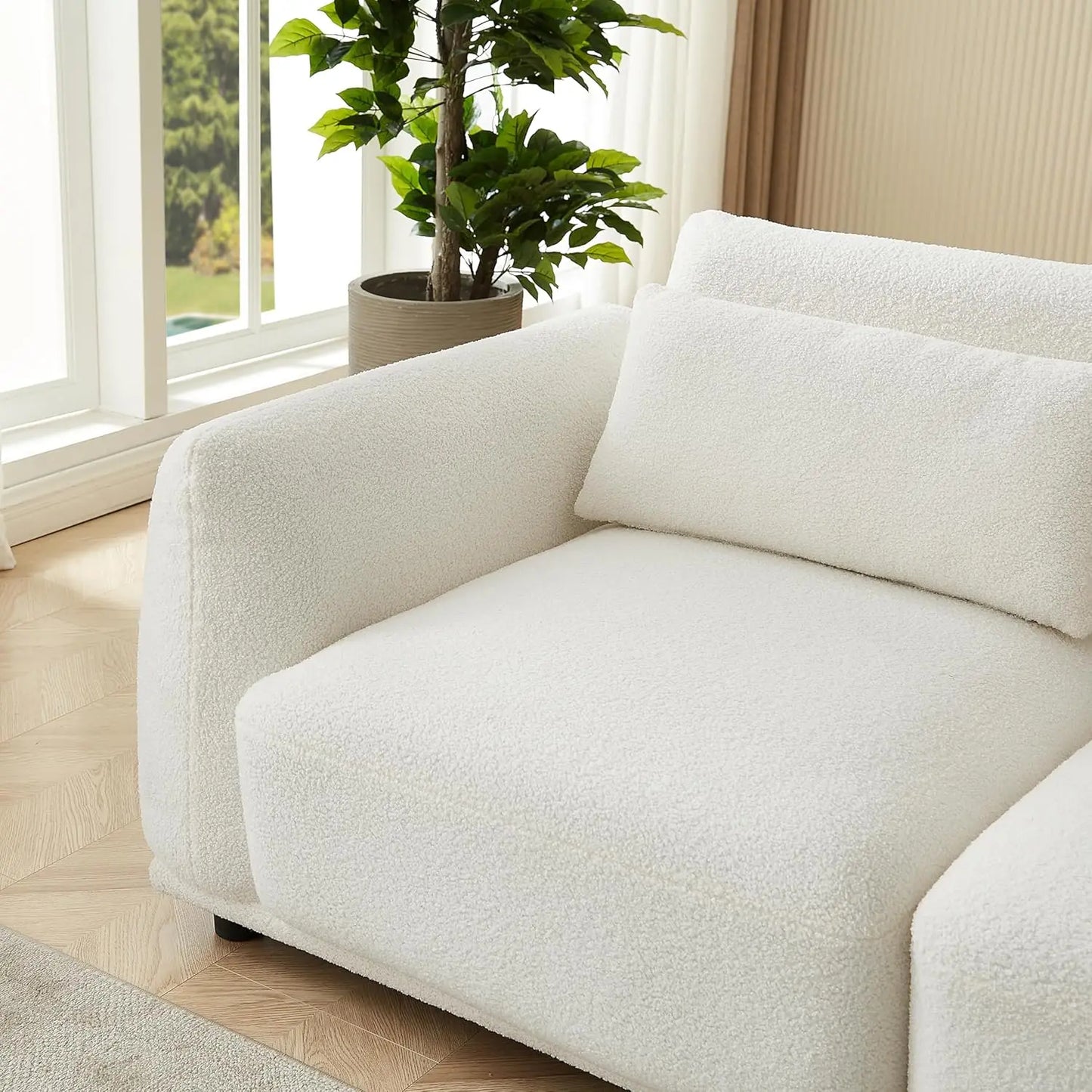 L Shaped Modular Sectional Couch With Convertible Ottoman