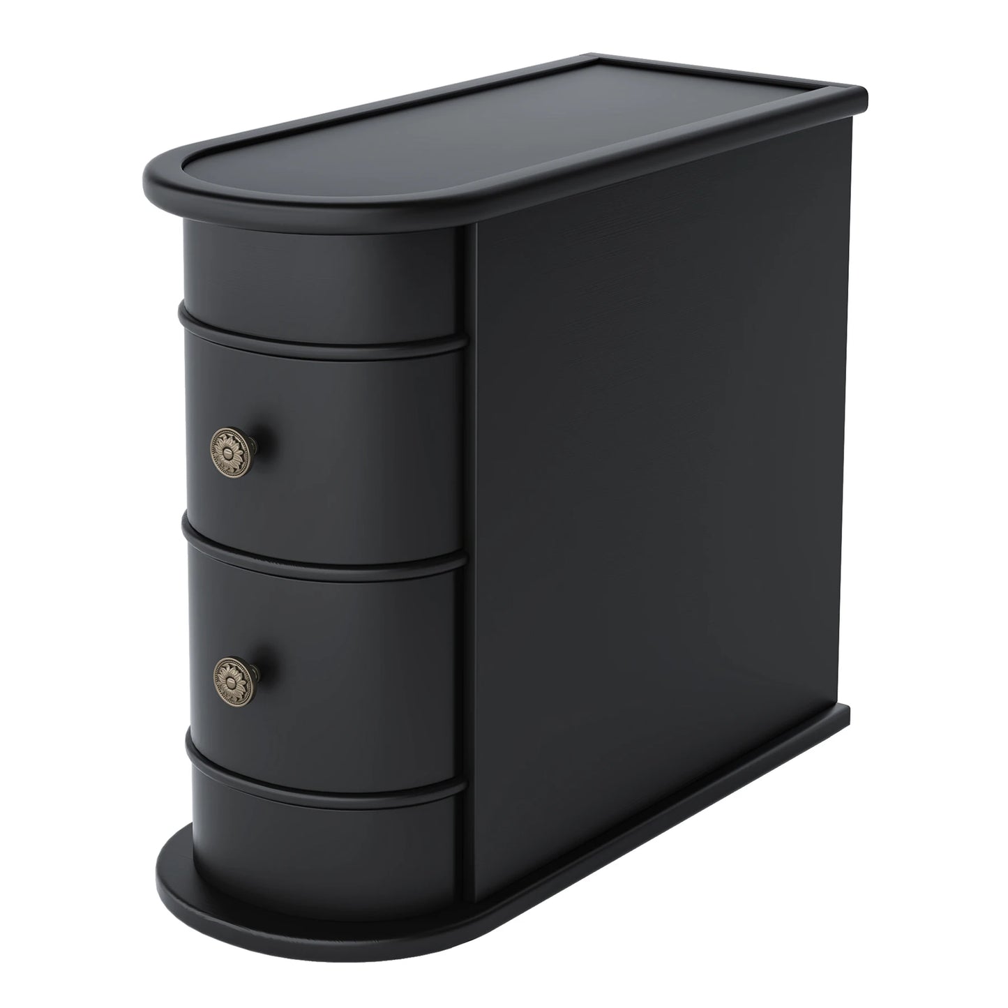 Tribesigns Solid Wood End Table With Drawer Nightstand
