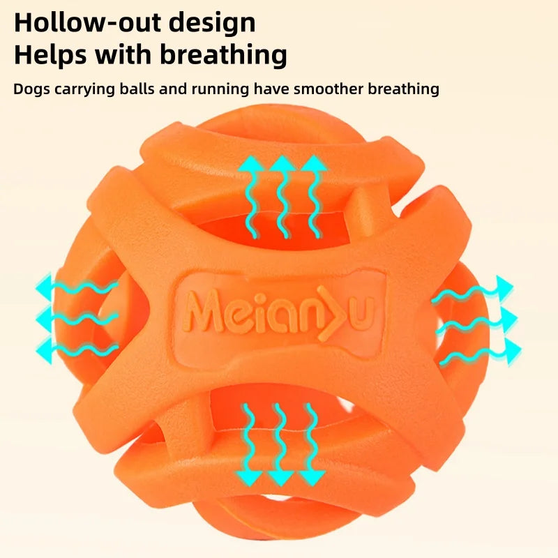 Floating Dog Chew Ball Rubber Toy For Water Play