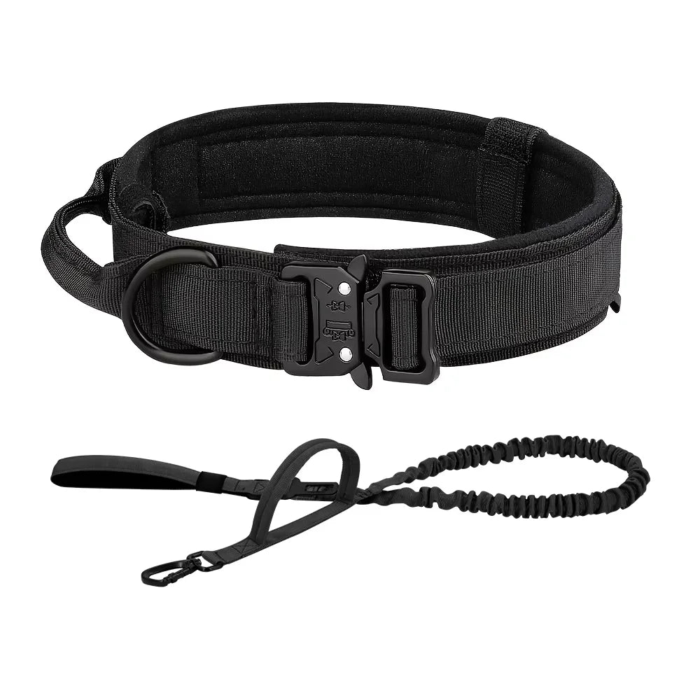 Adjustable Nylon Dog Training Collar And Leash With Handle