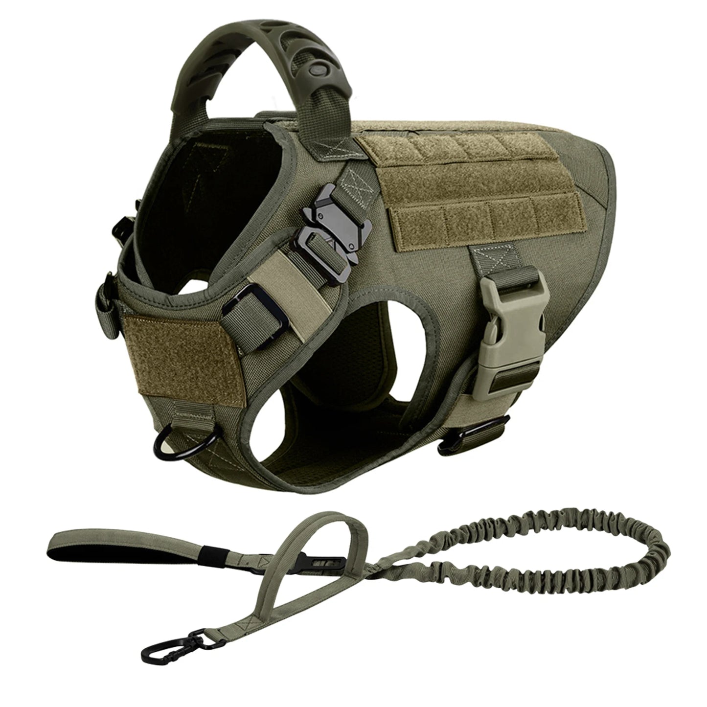 Large Dog Harness and Leash Set for German Shepherd Malinois