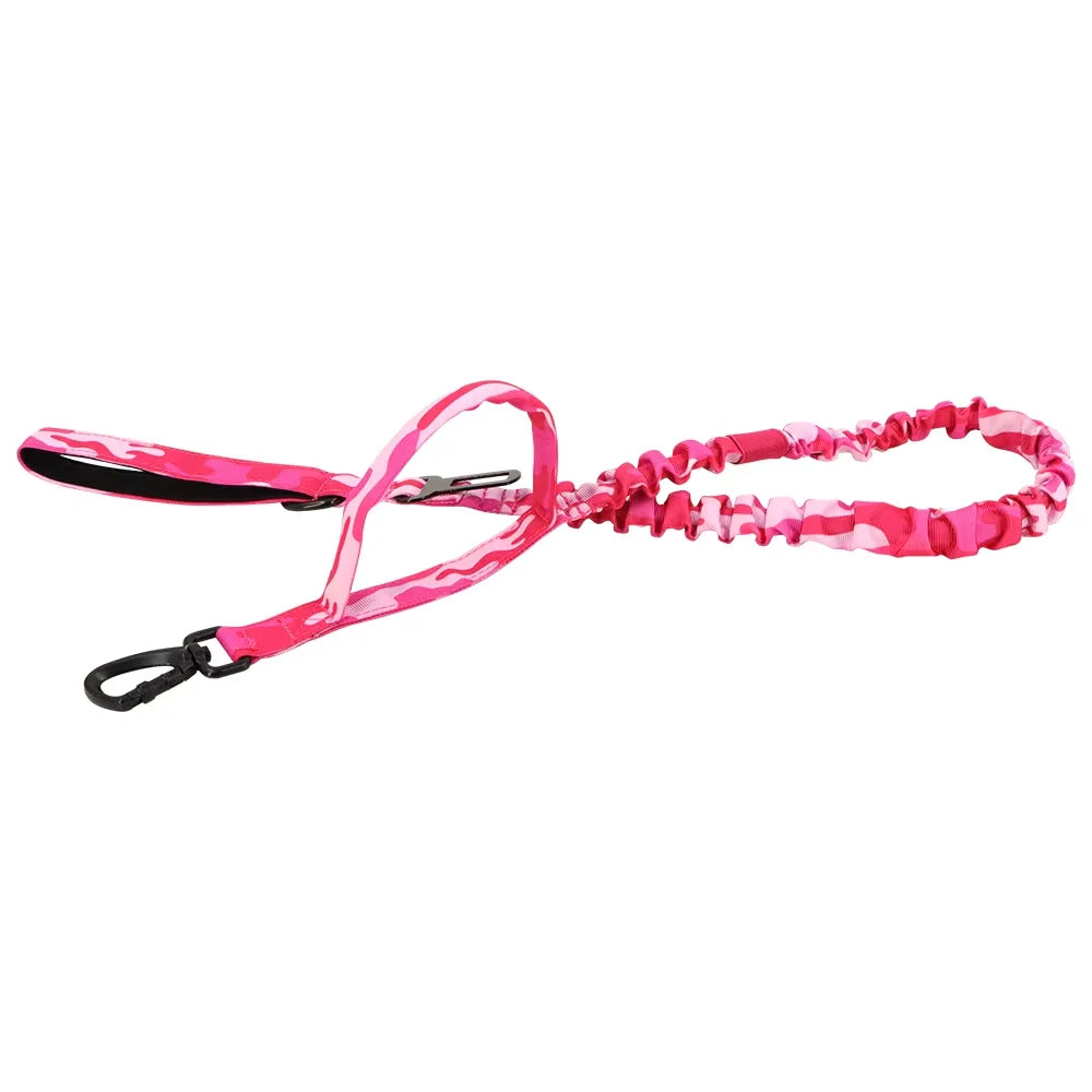 Military Dog Leash With Dual Handles And Quick Release