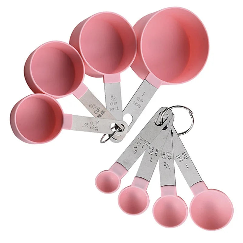 8 Piece Nesting Measuring Cups And Spoons Set