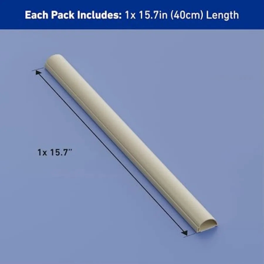 Patented Half Round TV Cord Hider Cable Concealer