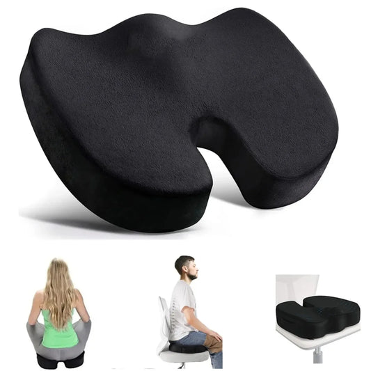 DIAMRI CN Ergonomic Travel Seat Pillow U Shape Memory Foam