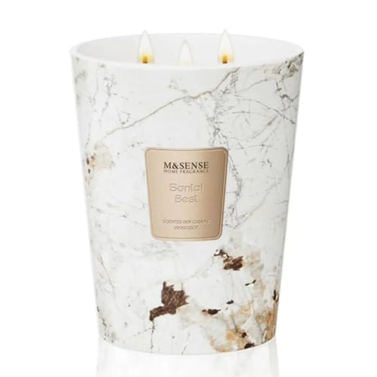 Scented 3-Wick Jar Candle For Home Decor