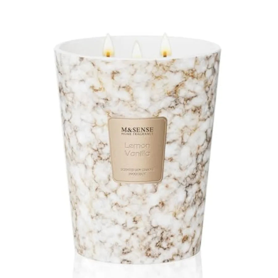 Scented 3-Wick Jar Candle For Home Decor