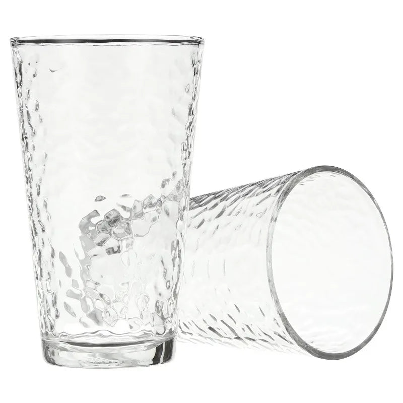 Vintage Frost Glass Drinkware Set 8 Piece