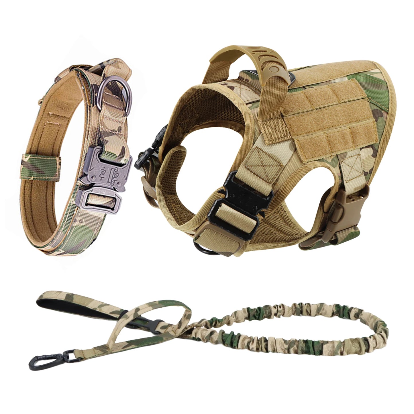 Dog Harness And Leash Set For German Shepherd Malinois