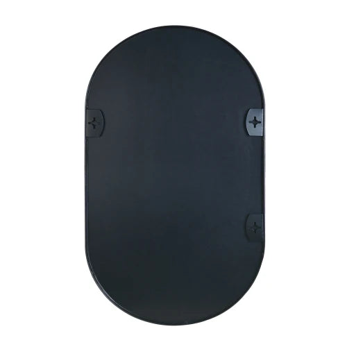 Oval Metal Vanity Mirror For Modern Bathroom Decor