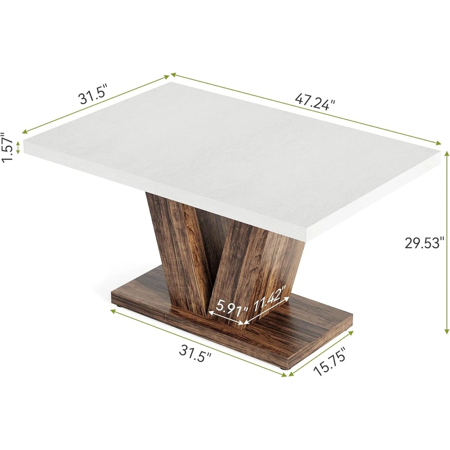 LITTLE TREE Modern Dining Table For Four