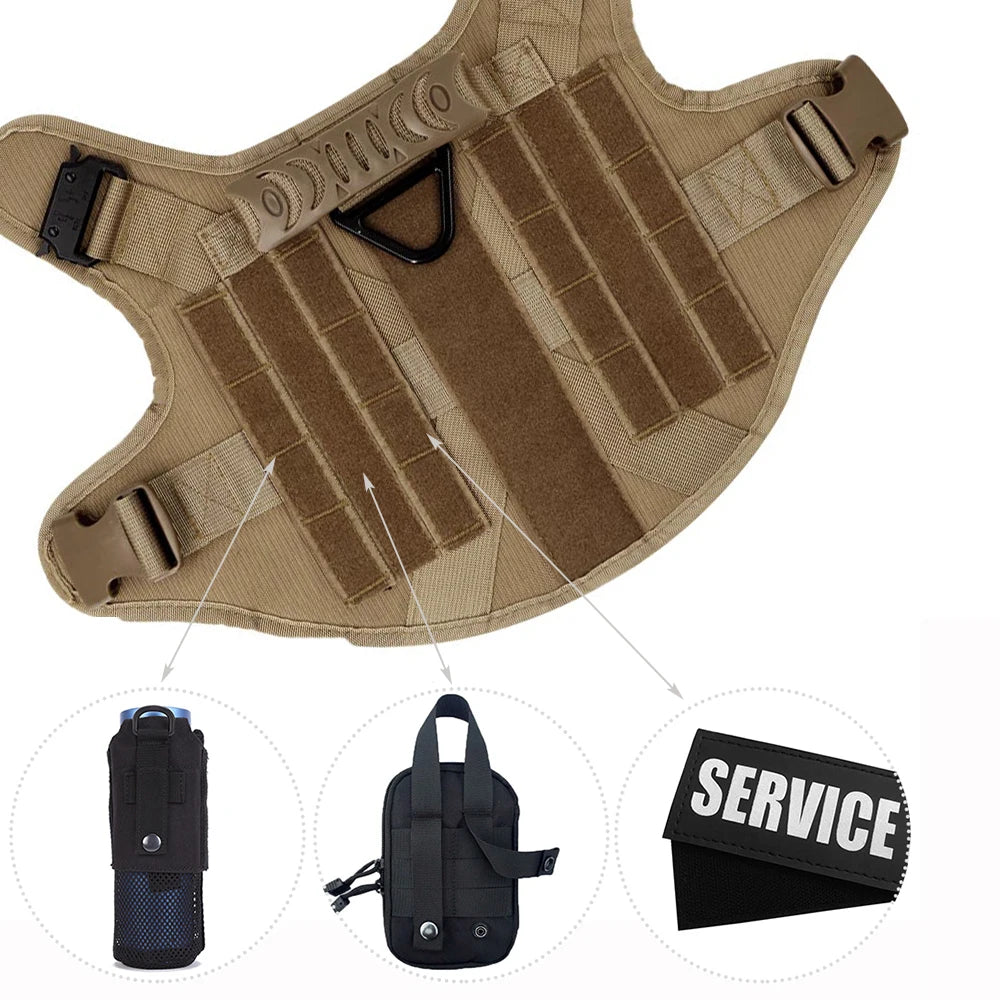 Dog Harness And Leash Set For German Shepherd Malinois