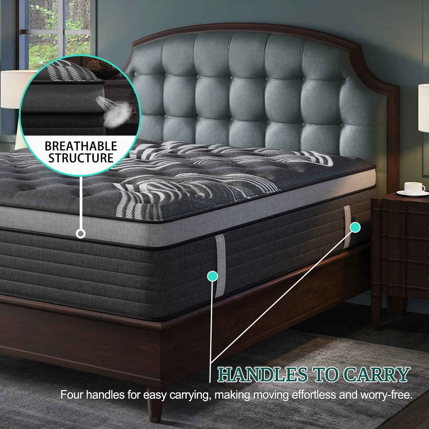Sweetlove Gel Memory Foam Hybrid Pocket Spring Mattress