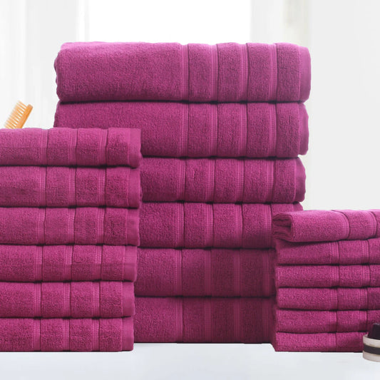 Zero Twist Egyptian Cotton Towel Set Ultra Soft Spa Quality
