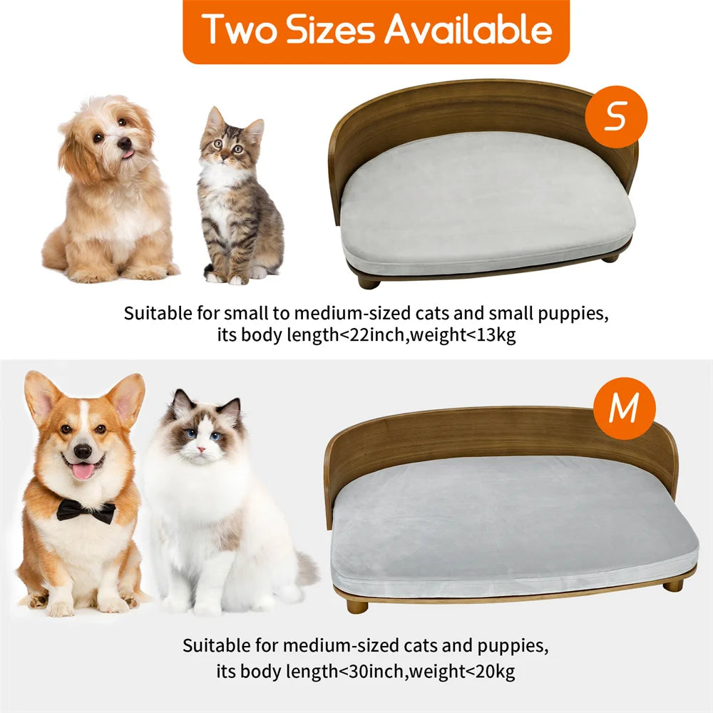 BORWART CN Elevated Pet Sofa Bed For Dogs And Cats