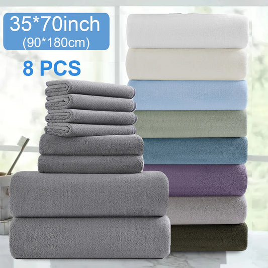 Belista Soft Absorbent Bath Towels Set Quick Dry