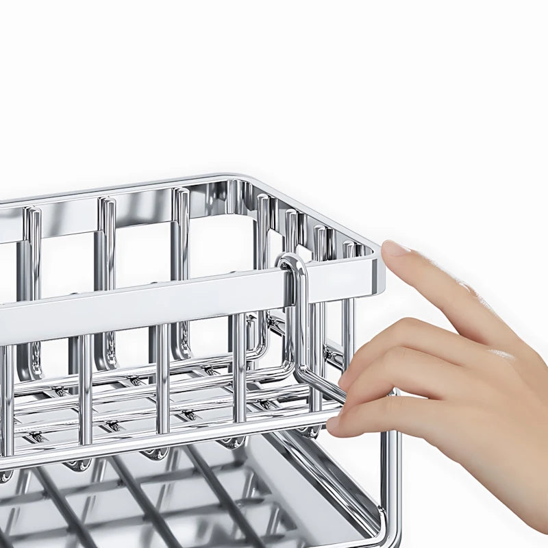 Stainless Steel Sink Organizer Drain Rack For Kitchen