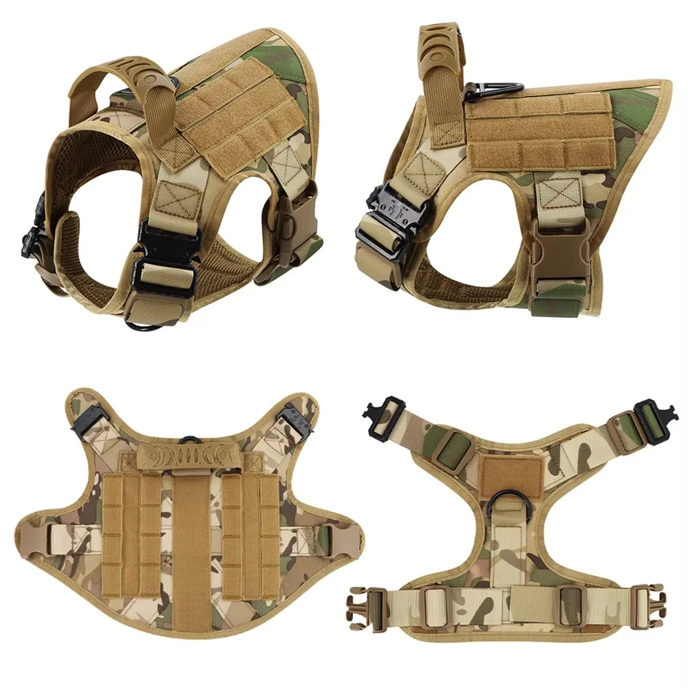 Tactical Dog Harness Vest Set Malinois Training