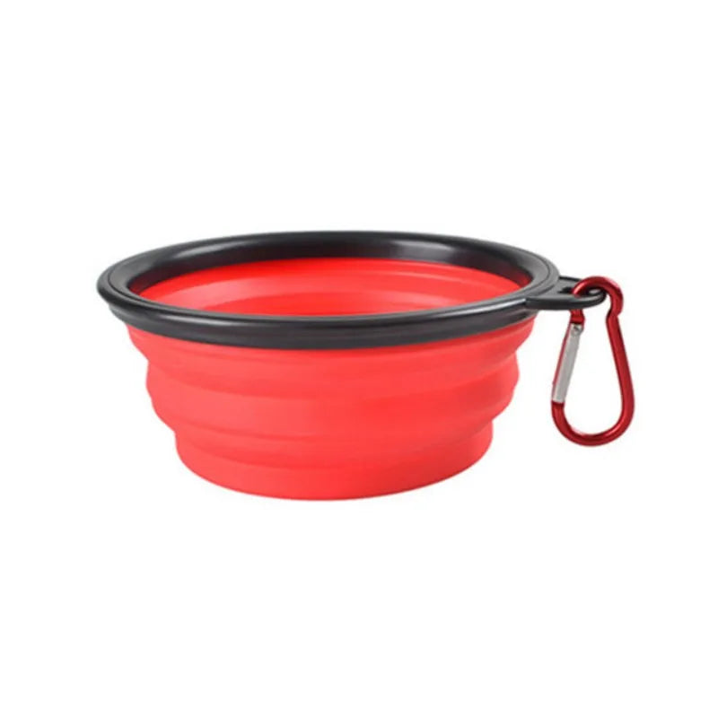 Collapsible Pet Food Bowl TPR Portable For Cats And Dogs