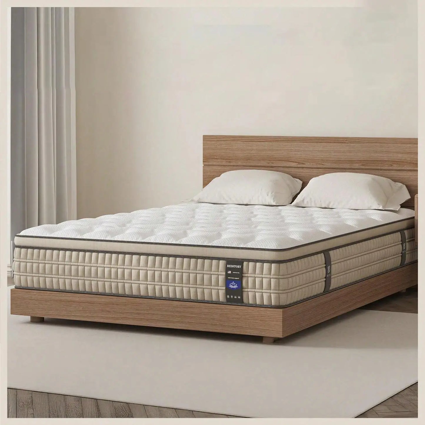 BedStory Hybrid Gel Memory Foam Mattress