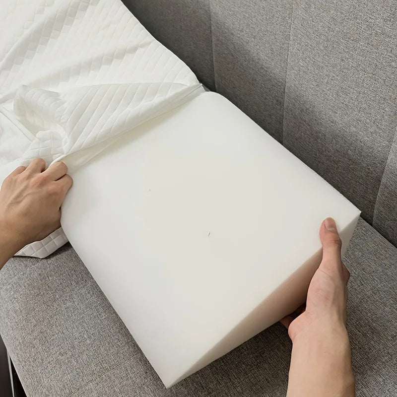 Bed Wedge Pillow Adjustable Memory Foam Snoring Alignment