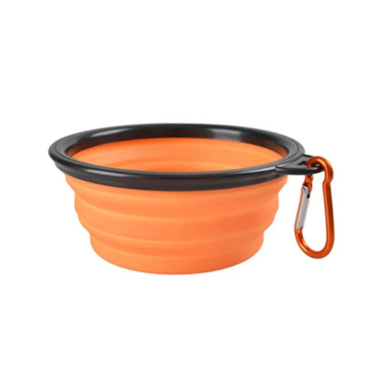 Collapsible Pet Food Bowl TPR Portable For Cats And Dogs