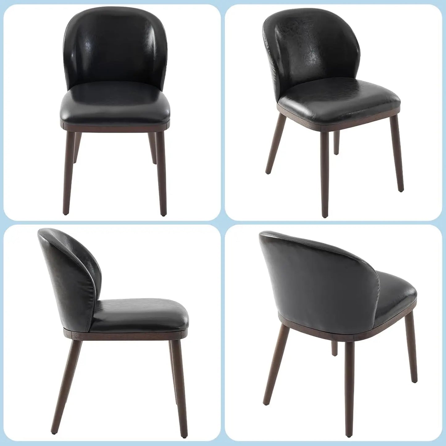 HiMISS Modern Upholstered Dining Chairs Set of 2