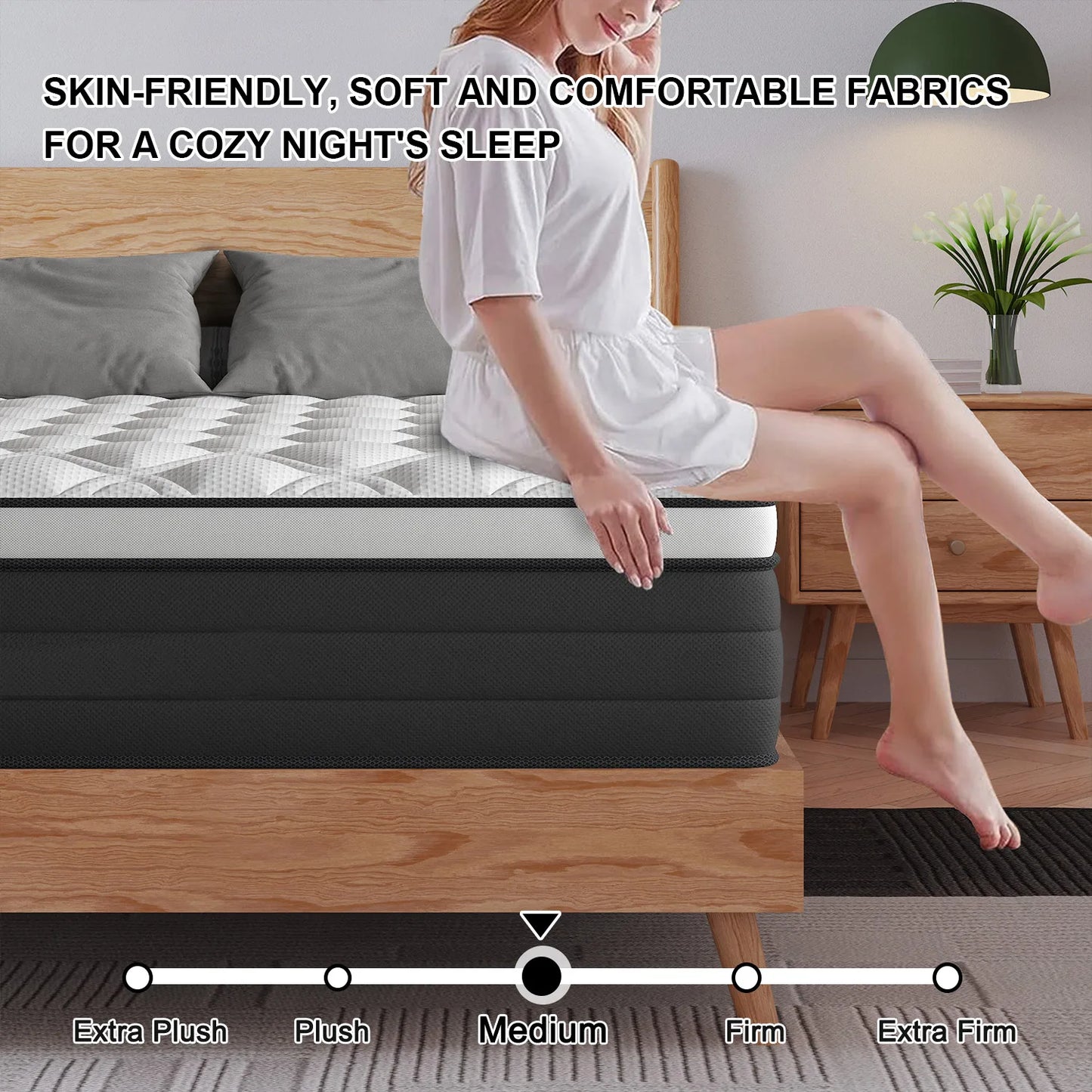 Sweetlove Gel Memory Foam Hybrid Mattress Pocket Springs