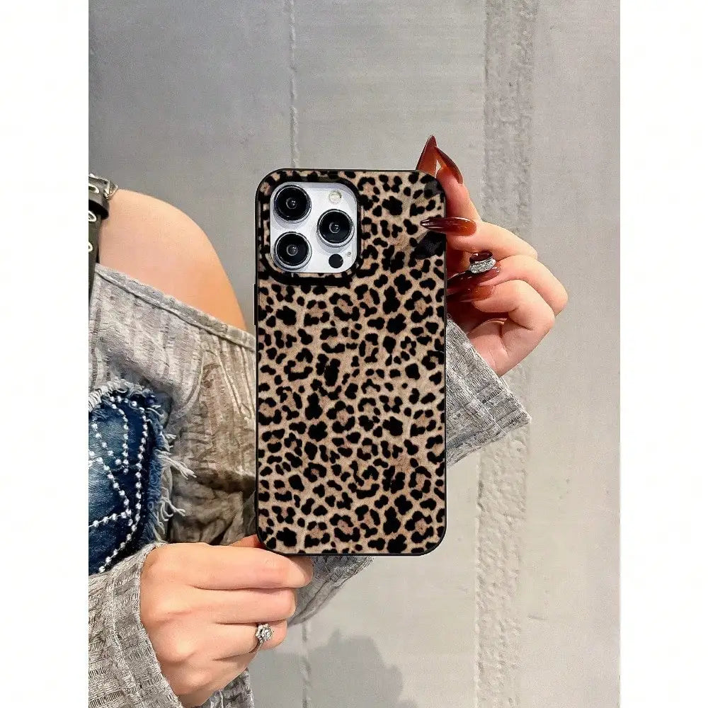 CHUBAN Leopard Print Anti-Drop Phone Case for iPhone Pro Max