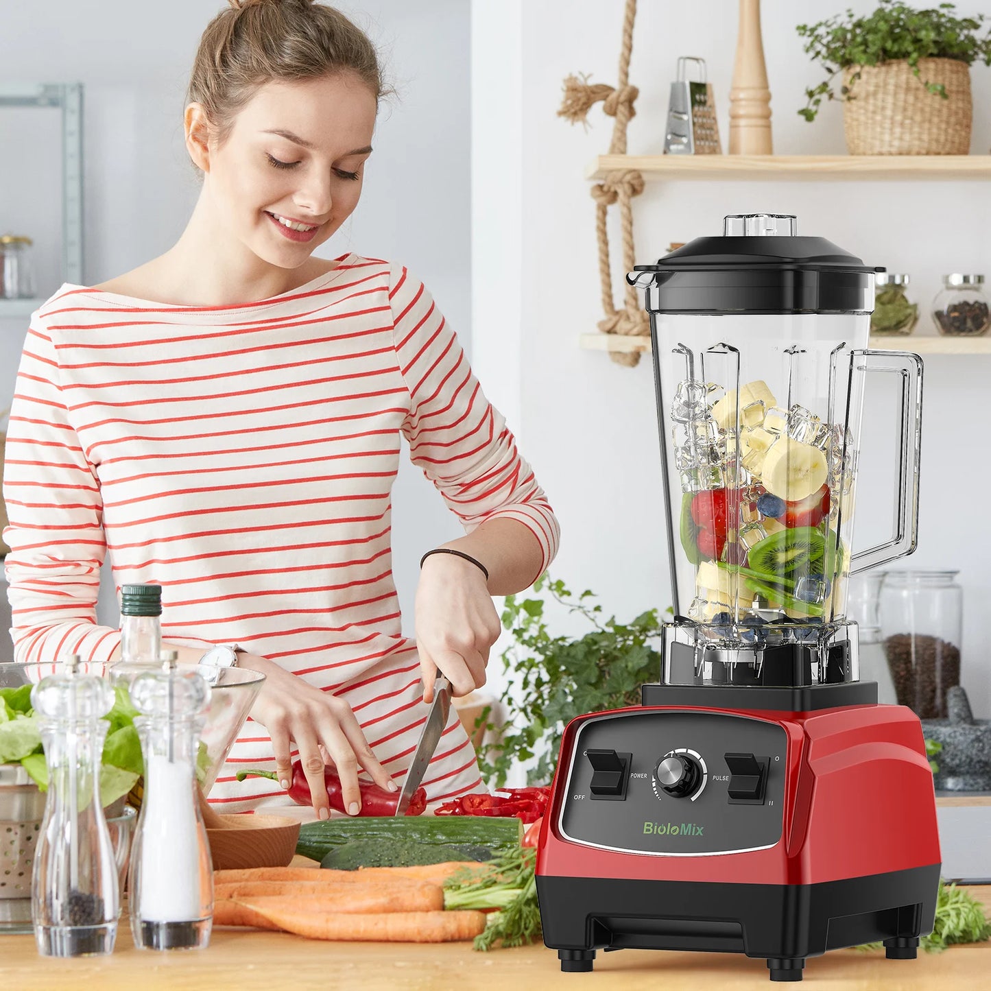 Biolomix Heavy Duty Blender Mixer Juicer Smoothies