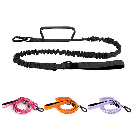 Military Dog Leash With Dual Handles And Quick Release