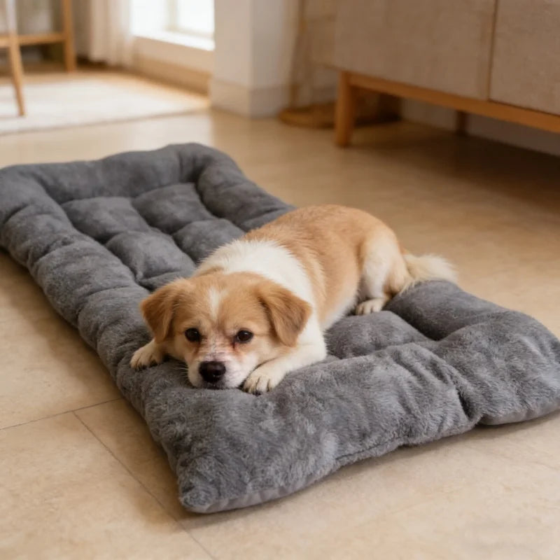 Booteely Plush Dog Bed Sofa Mat For Pets