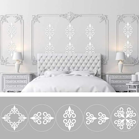 Acrylic Mirror Wall Stickers Set 32 Pieces Home Decor