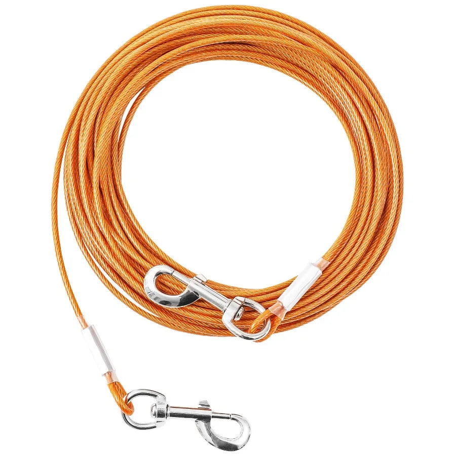 Extension Steel Wire Rope Dog Chain Anti Bite Traction Rope