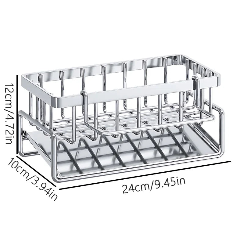 Stainless Steel Sink Organizer Drain Rack For Kitchen