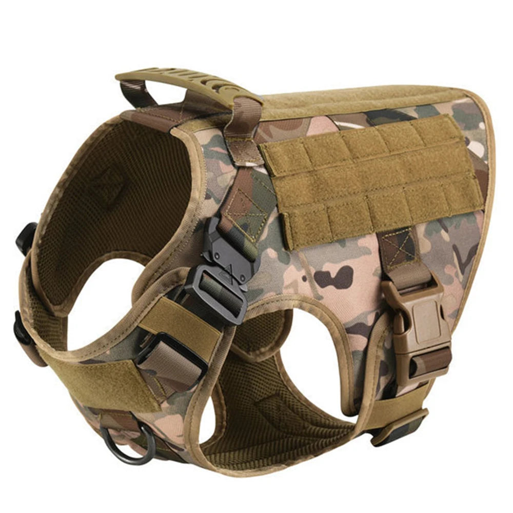 Large Dog Harness and Leash Set for German Shepherd Malinois