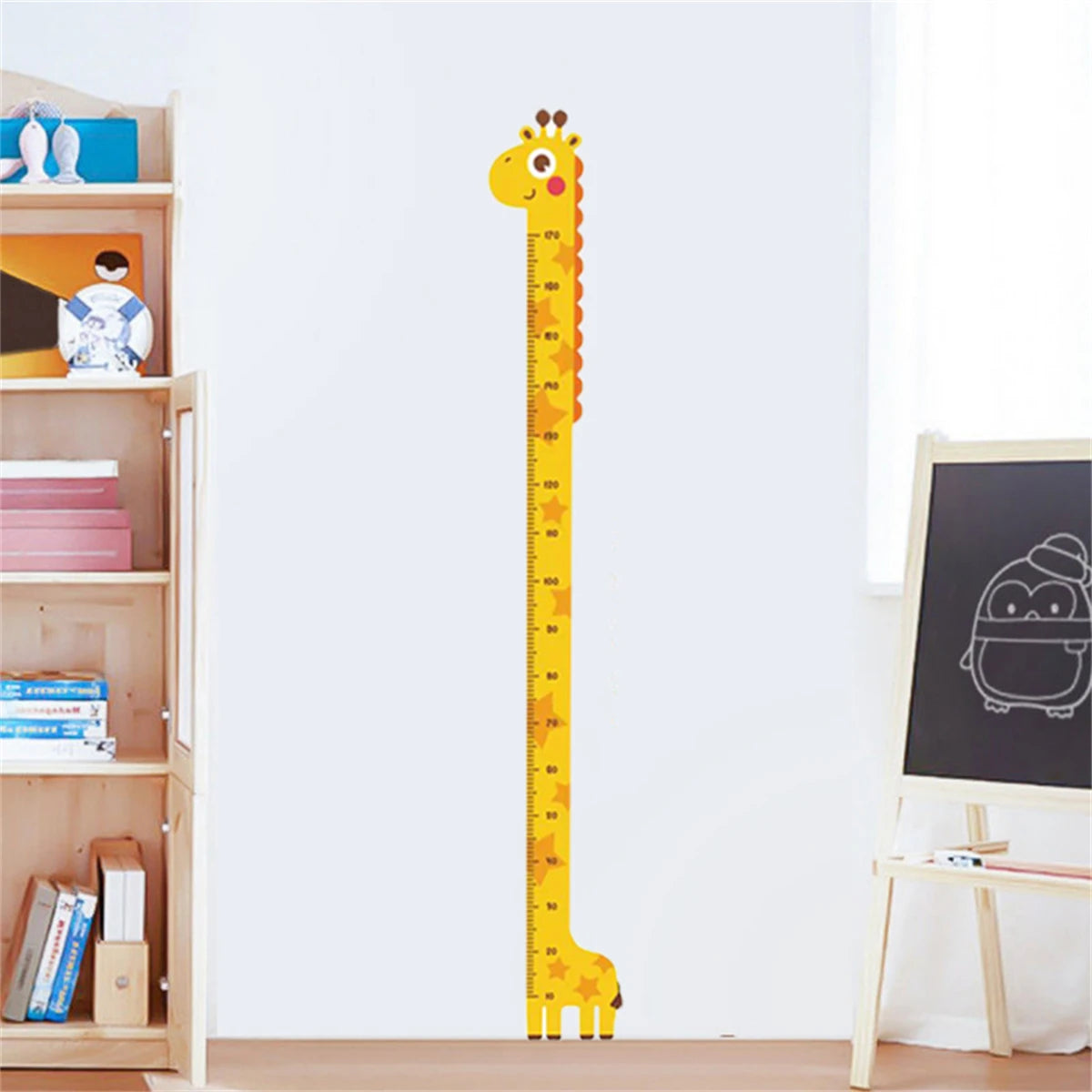 Unicorn Dinosaur Giraffe Wall Ruler Stickers For Kids