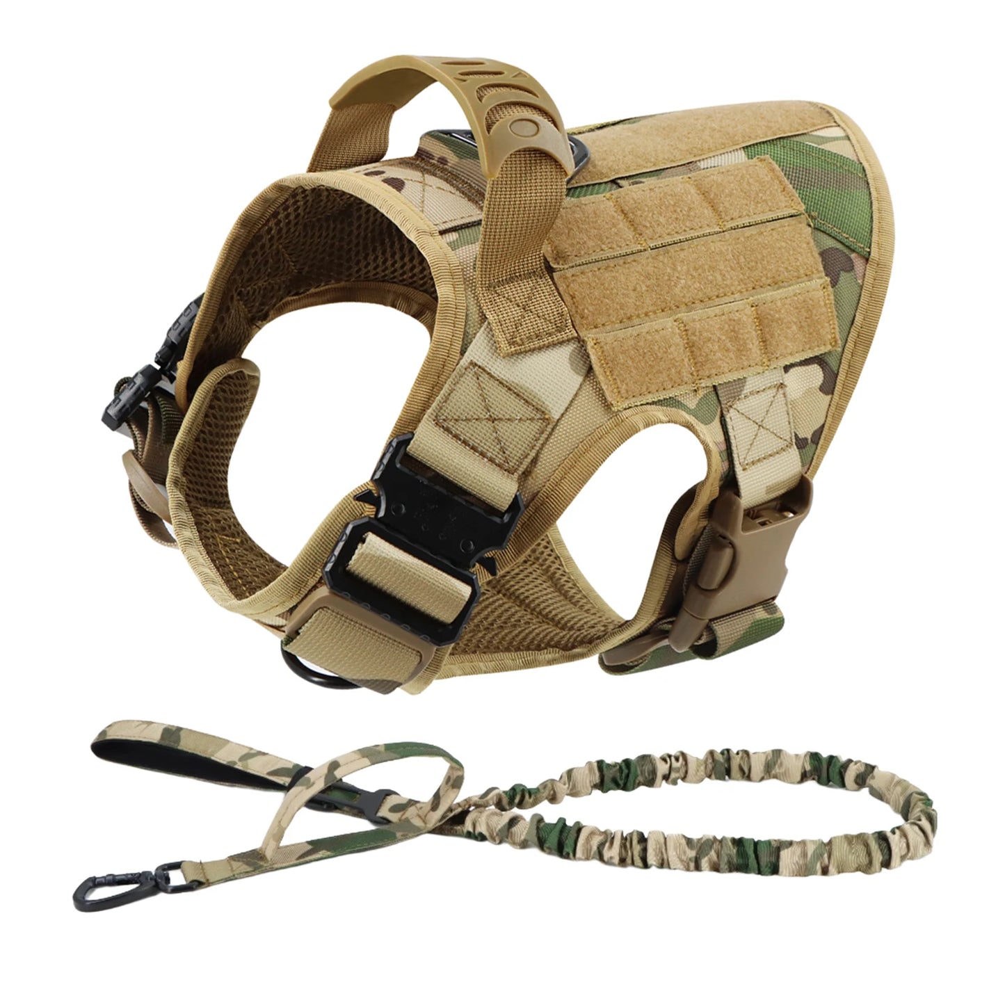 Large Dog Harness and Leash Set for German Shepherd Malinois