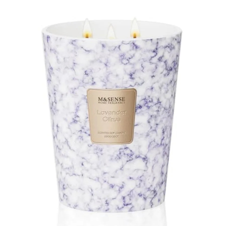 Scented 3-Wick Jar Candle For Home Decor
