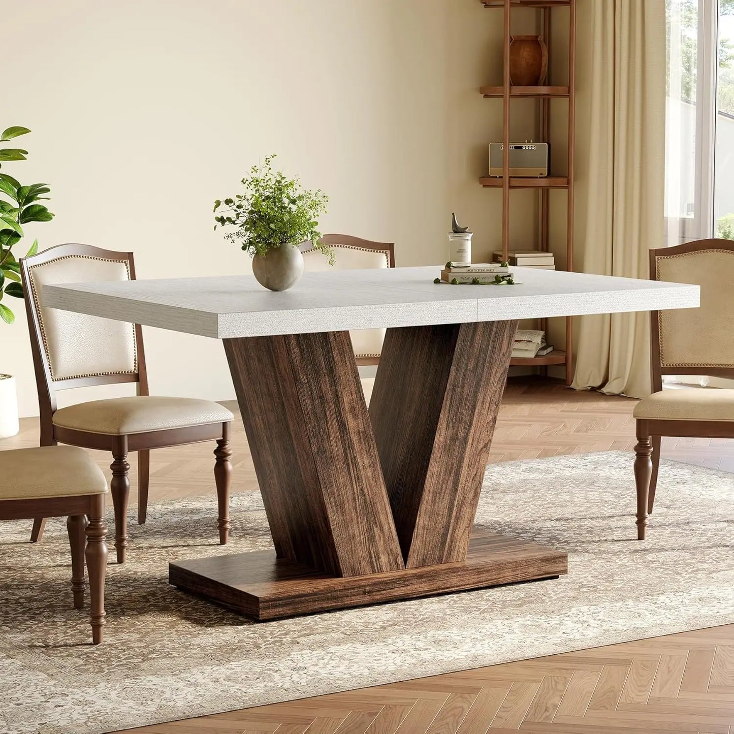 LITTLE TREE Modern Dining Table For Four